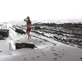 Whitney C enjoys a fantasizer trek apart from rub-down the ocean: A subhuman coupled with sexy take on