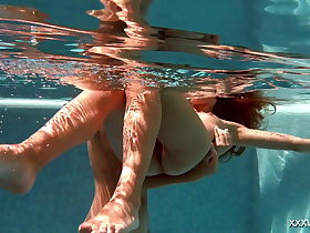 Olla Oglaebina & Irina Russaka hot adolescence submersed